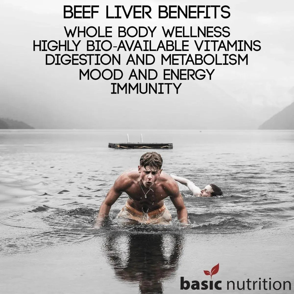 BASIC NUTRITION - Basic Nutrition Pasture Raised Grass Fed Grass Finished Beef Liver 3000Mg. 120 Capsulas 2 Pack - The Red Vitamin MX - Suplementos Alimenticios - {{ shop.shopifyCountryName }}