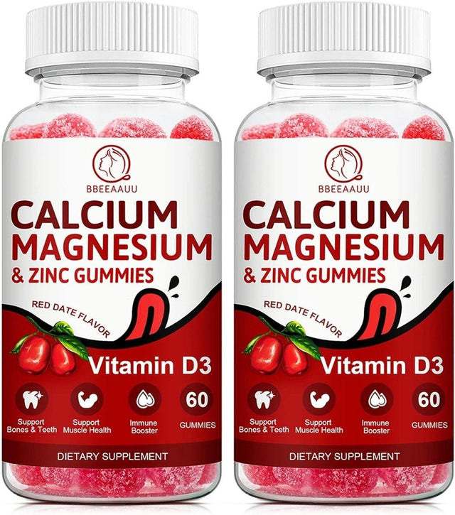 BBEEAAUU - BBEEAAUU Calcium, Magnesium, Zinc & Vitamin D 120 Gomitas - The Red Vitamin MX - Suplementos Alimenticios - {{ shop.shopifyCountryName }}