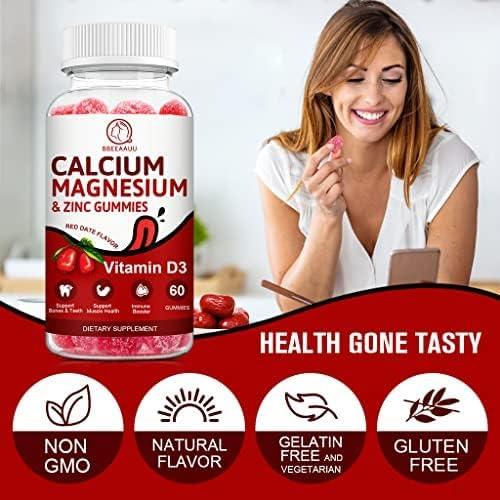 BBEEAAUU - BBEEAAUU Calcium, Magnesium, Zinc & Vitamin D 120 Gomitas - The Red Vitamin MX - Suplementos Alimenticios - {{ shop.shopifyCountryName }}