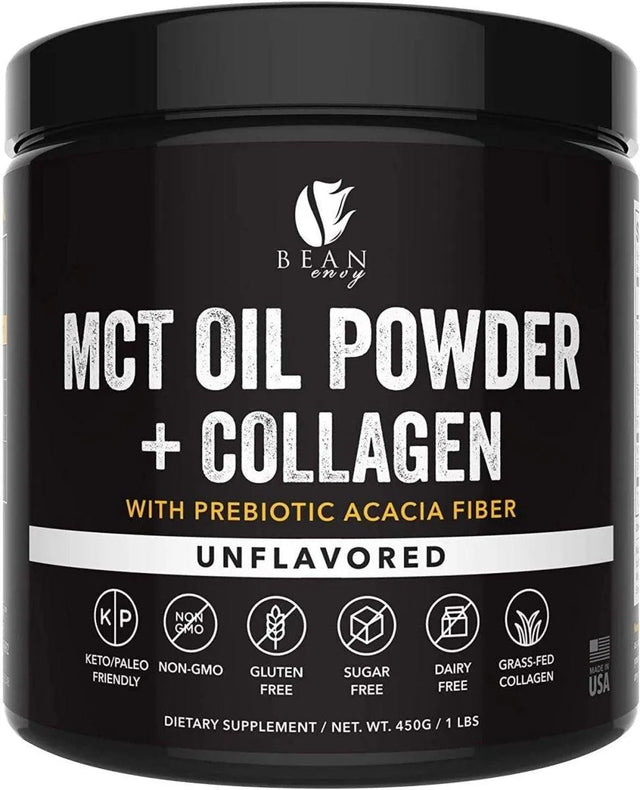 BEAN ENVY - Bean Envy MCT Oil Powder with Collagen and Acacia Unflavored 450Gr. - The Red Vitamin MX - Suplementos Alimenticios - {{ shop.shopifyCountryName }}