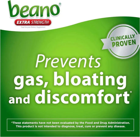 BEANO - Beano Extra Strength Gas Prevention & Digestive Enzyme 150 Tabletas - The Red Vitamin MX - Suplementos Alimenticios - {{ shop.shopifyCountryName }}