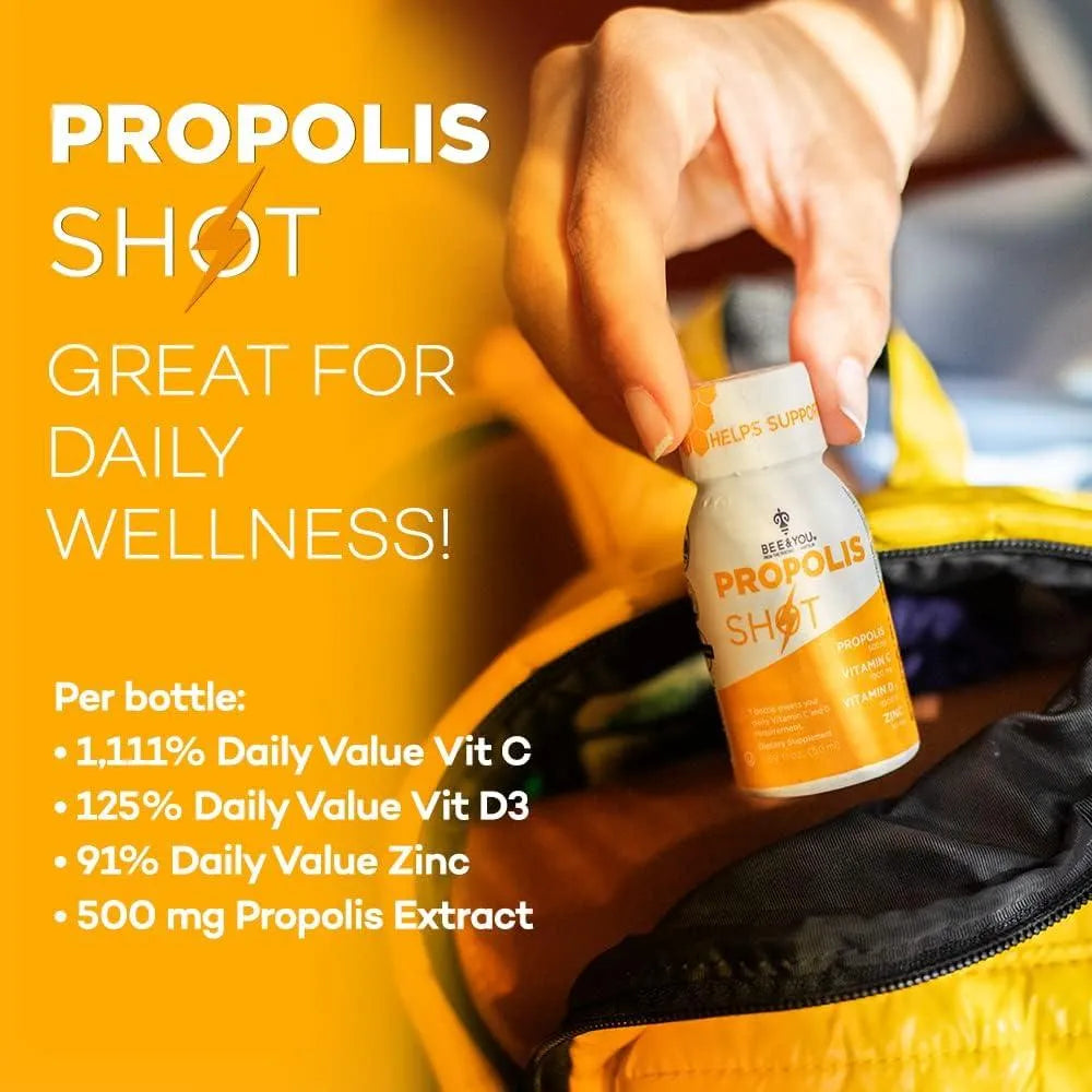 BEE & YOU - BEE and You 100% Natural Propolis Shot 50Ml. 12 Pack - The Red Vitamin MX - Suplementos Alimenticios - {{ shop.shopifyCountryName }}