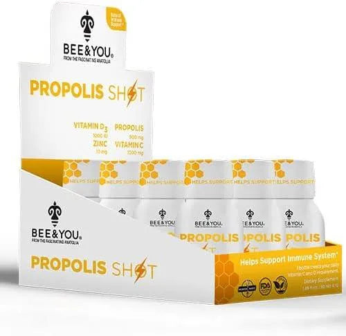 BEE & YOU - BEE and You 100% Natural Propolis Shot 50Ml. 12 Pack - The Red Vitamin MX - Suplementos Alimenticios - {{ shop.shopifyCountryName }}