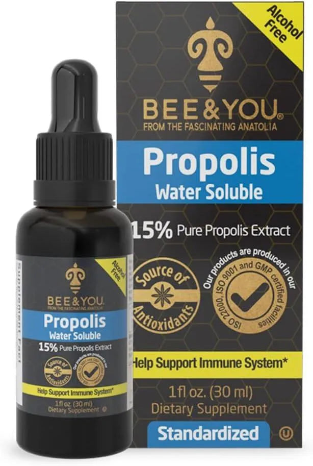 BEE & YOU - BEE and You 15% Pure Propolis Water Soluble Extract 30Ml. - The Red Vitamin MX - Suplementos Alimenticios - {{ shop.shopifyCountryName }}