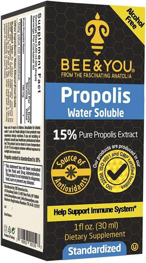 BEE & YOU - BEE and You 15% Pure Propolis Water Soluble Extract 30Ml. - The Red Vitamin MX - Suplementos Alimenticios - {{ shop.shopifyCountryName }}