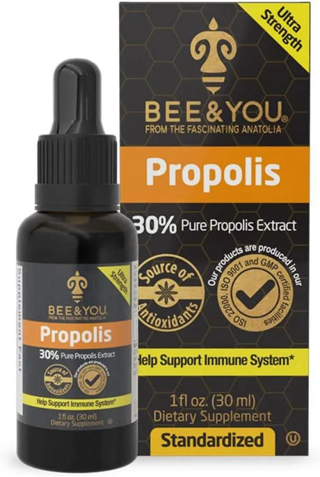 BEE & YOU - BEE and You Propolis 30% Pure Liquid Extract 30Ml. - The Red Vitamin MX - Suplementos Alimenticios - {{ shop.shopifyCountryName }}