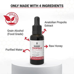 BEE & YOU - BEE and You Propolis 50% Pure Liquid Extract 30Ml. - The Red Vitamin MX - Suplementos Alimenticios - {{ shop.shopifyCountryName }}