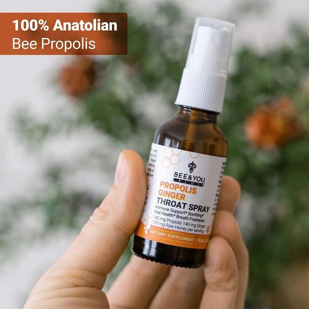 BEE & YOU - BEE and You Propolis Ginger Raw Honey Throat Spray 30Ml. - The Red Vitamin MX - Suplementos Alimenticios - {{ shop.shopifyCountryName }}