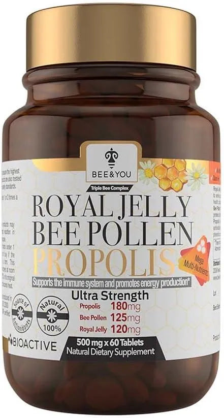 BEE & YOU - BEE & YOU Royal Jelly Bee Pollen Propolis 60 Tabletas - The Red Vitamin MX - Suplementos Alimenticios - {{ shop.shopifyCountryName }}