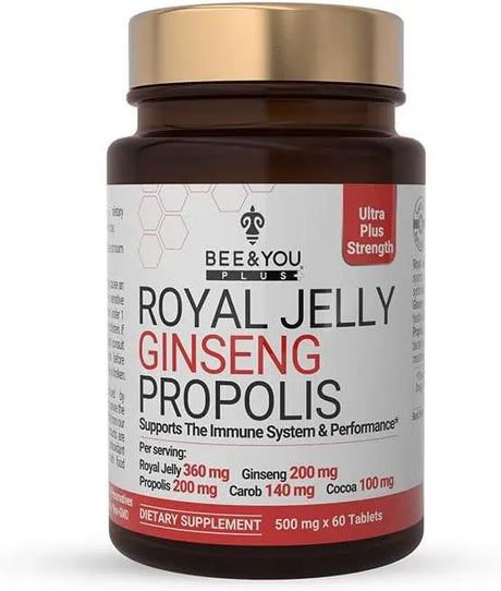 BEE & YOU - BEE and You Royal Jelly Ginseng Propolis 60 Tabletas - The Red Vitamin MX - Suplementos Alimenticios - {{ shop.shopifyCountryName }}