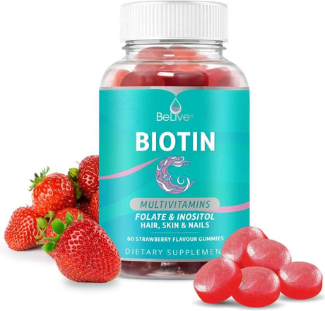 BELIVE - BeLive Biotin Gummies with MultiVitamins 60 Gomitas - The Red Vitamin MX - Suplementos Alimenticios - {{ shop.shopifyCountryName }}