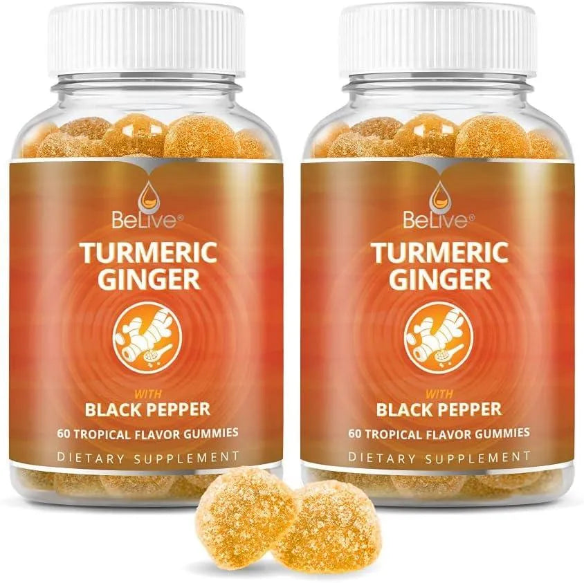 BELIVE - BeLive Turmeric Curcumin with Black Pepper & Ginger 120 Gomitas - The Red Vitamin MX - Suplementos Alimenticios - {{ shop.shopifyCountryName }}