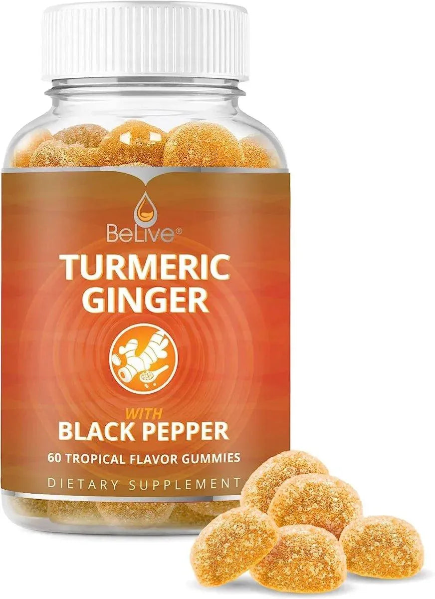 BELIVE - BeLive Turmeric Curcumin with Black Pepper & Ginger 60 Gomitas - The Red Vitamin MX - Suplementos Alimenticios - {{ shop.shopifyCountryName }}