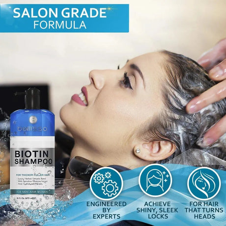 BELLISSO - BELLISSO Biotin Shampoo 473Ml. - The Red Vitamin MX - Shampoo Para Cabello - {{ shop.shopifyCountryName }}