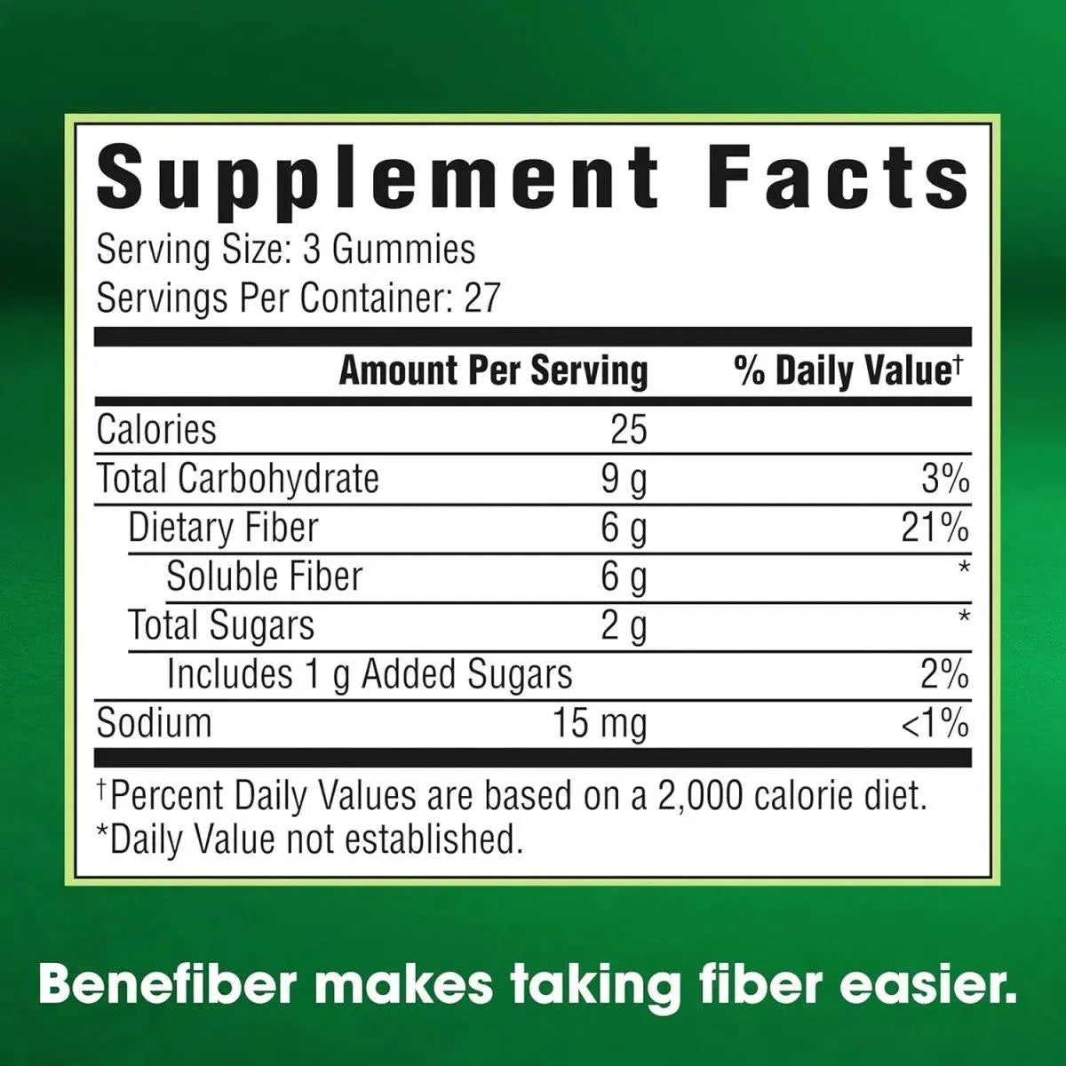 BENEFIBER - Benefiber Prebiotic Fiber Supplement Gummies 81 Gomitas - The Red Vitamin MX - Suplementos Alimenticios - {{ shop.shopifyCountryName }}