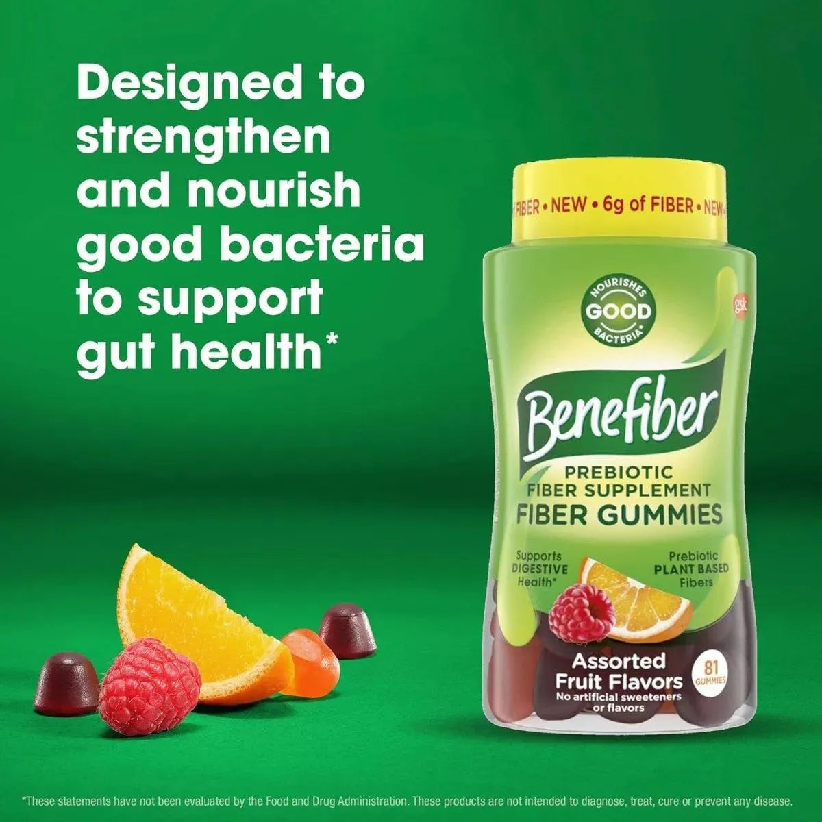 BENEFIBER - Benefiber Prebiotic Fiber Supplement Gummies 81 Gomitas - The Red Vitamin MX - Suplementos Alimenticios - {{ shop.shopifyCountryName }}