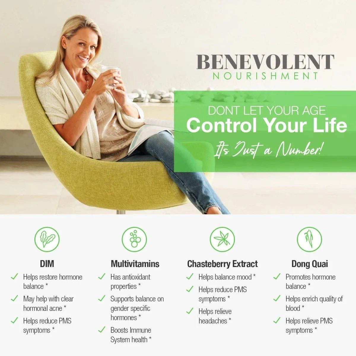 BENEVOLENT NOURISHMENT - Benevolent Nourishment DIM 250Mg. 90 Capsulas - The Red Vitamin MX - Suplementos Alimenticios - {{ shop.shopifyCountryName }}