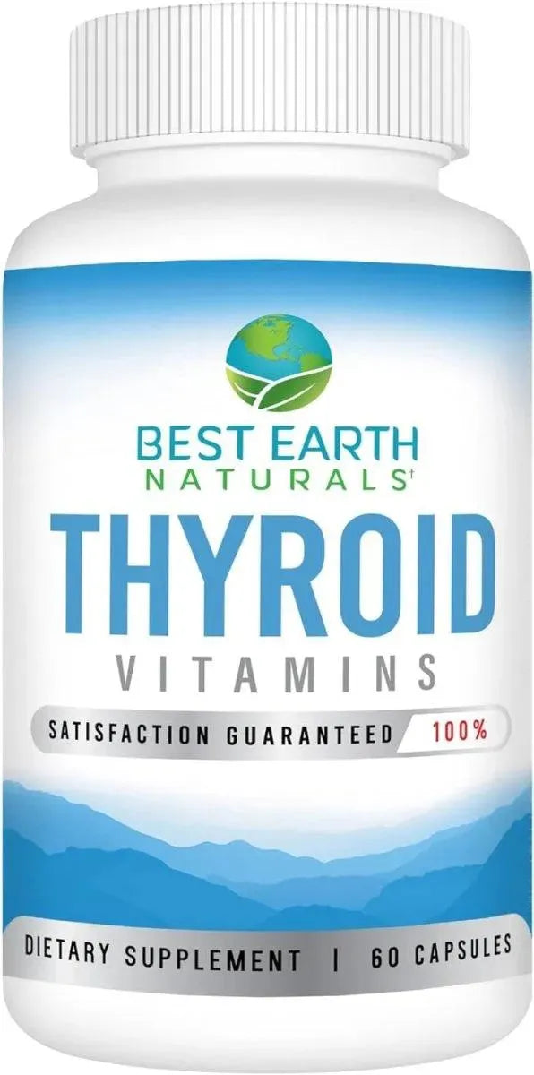 BEST EARTH NATURALS - Best Earth Naturals Thyroid Support 60 Capsulas - The Red Vitamin MX - Suplementos Alimenticios - {{ shop.shopifyCountryName }}