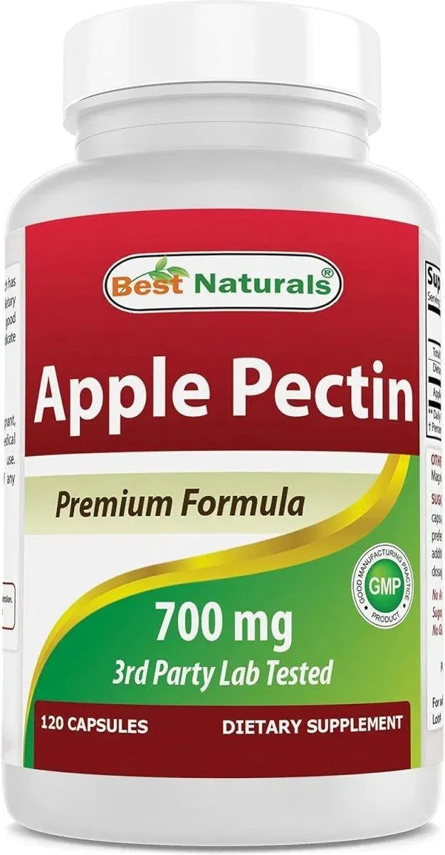 BEST NATURALS - Best Naturals Apple Pectin 700Mg. 120 Capsulas - The Red Vitamin MX - Suplementos Alimenticios - {{ shop.shopifyCountryName }}