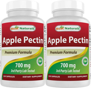 BEST NATURALS - Best Naturals Apple Pectin 700Mg. 240 Capsulas - The Red Vitamin MX - Suplementos Alimenticios - {{ shop.shopifyCountryName }}