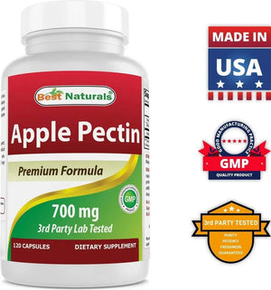 BEST NATURALS - Best Naturals Apple Pectin 700Mg. 360 Capsulas - The Red Vitamin MX - Suplementos Alimenticios - {{ shop.shopifyCountryName }}