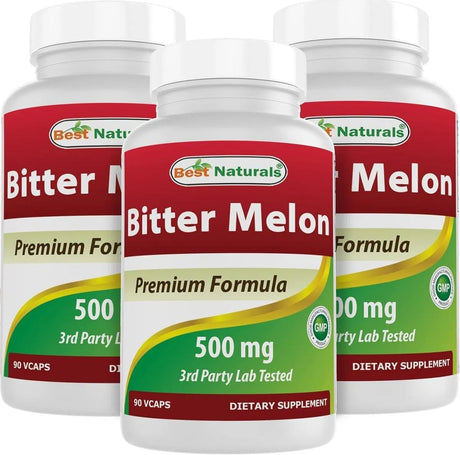 BEST NATURALS - Best Naturals Bitter Melon 500Mg. 90 Capsulas 3 Pack - The Red Vitamin MX - Suplementos Alimenticios - {{ shop.shopifyCountryName }}