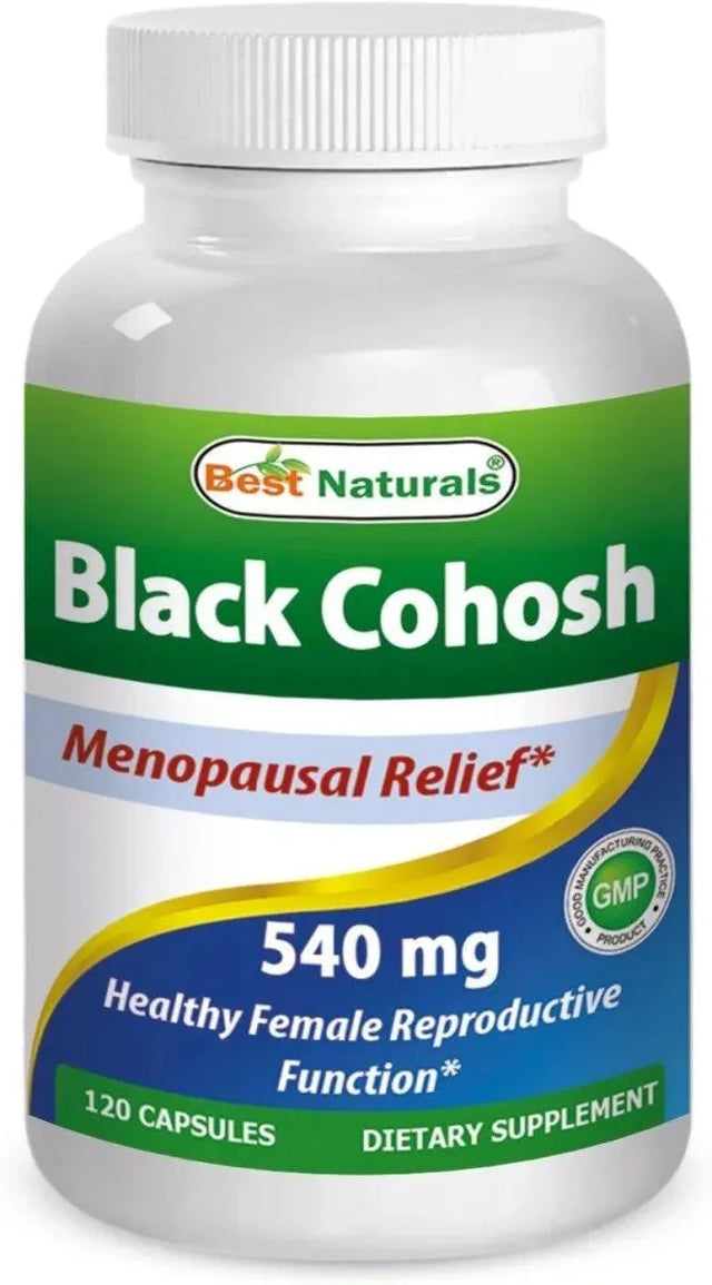 BEST NATURALS - Best Naturals Black Cohosh 540Mg. 120 Capsulas - The Red Vitamin MX - Suplementos Alimenticios - {{ shop.shopifyCountryName }}