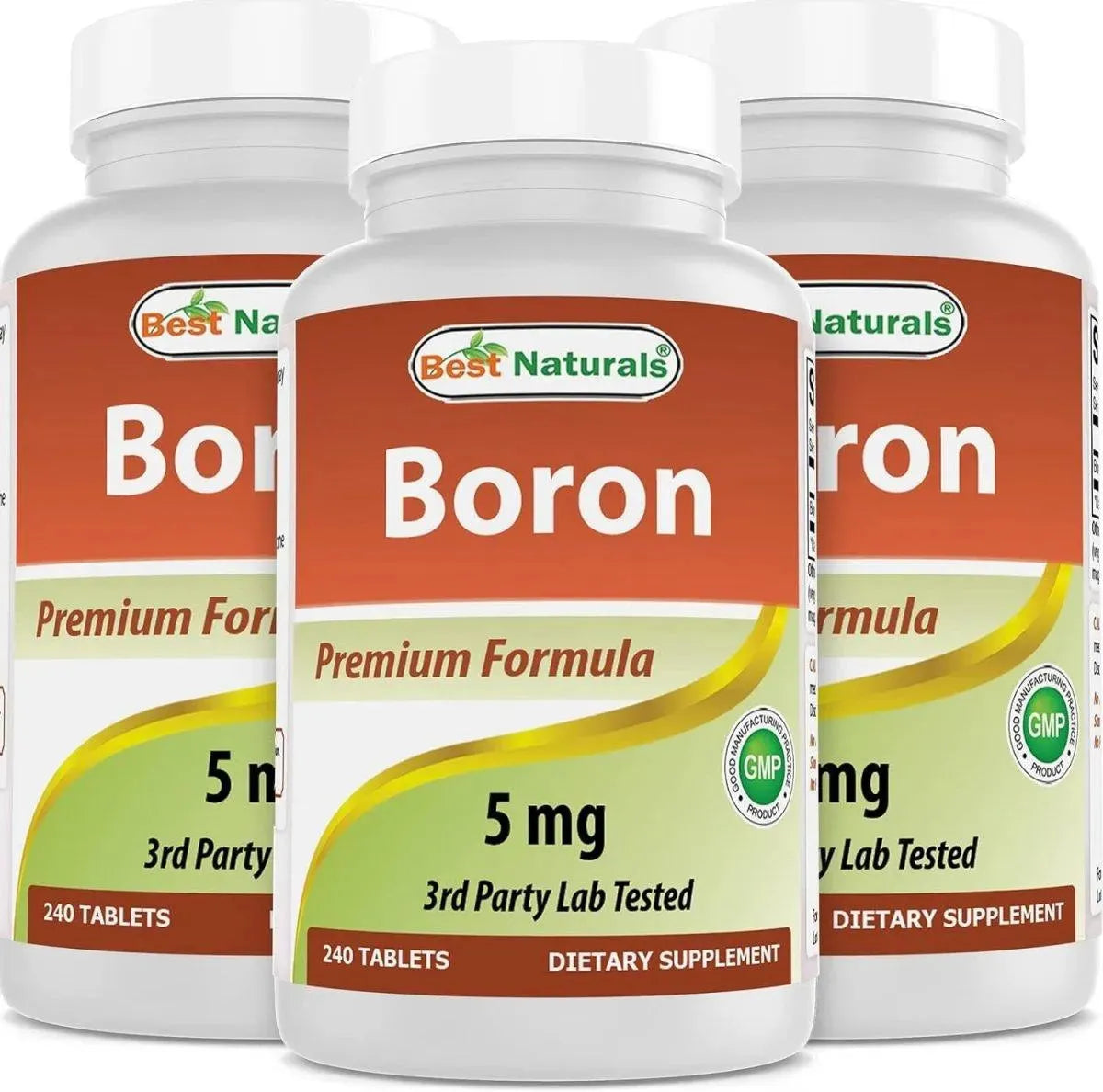 BEST NATURALS - Best Naturals Boron 5Mg. 240 Tabletas 3 Pack - The Red Vitamin MX - Suplementos Alimenticios - {{ shop.shopifyCountryName }}