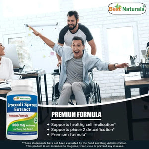 BEST NATURALS - Best Naturals Broccoli Sprouts Extract 1000Mg. 120 Capsulas - The Red Vitamin MX - Suplementos Alimenticios - {{ shop.shopifyCountryName }}