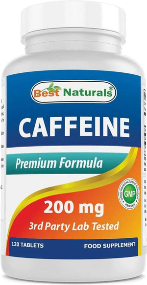 BEST NATURALS - Best Naturals Caffeine Pills 200Mg. 120 Tabletas - The Red Vitamin MX - Suplementos Alimenticios - {{ shop.shopifyCountryName }}