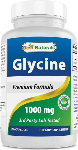 BEST NATURALS - Best Naturals Glycine 1000Mg. 180 Capsulas - The Red Vitamin MX - Suplementos Alimenticios - {{ shop.shopifyCountryName }}