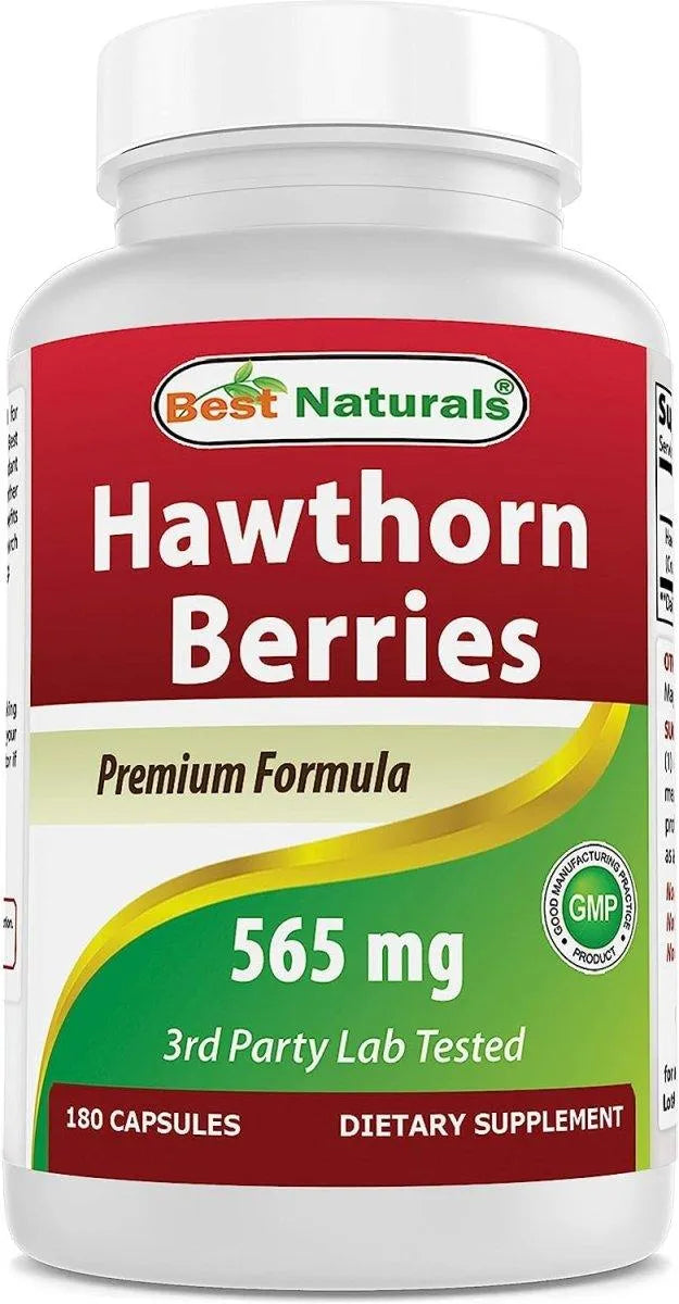 BEST NATURALS - Best Naturals Hawthorn Berry 565Mg. 180 Capsulas - The Red Vitamin MX - Suplementos Alimenticios - {{ shop.shopifyCountryName }}