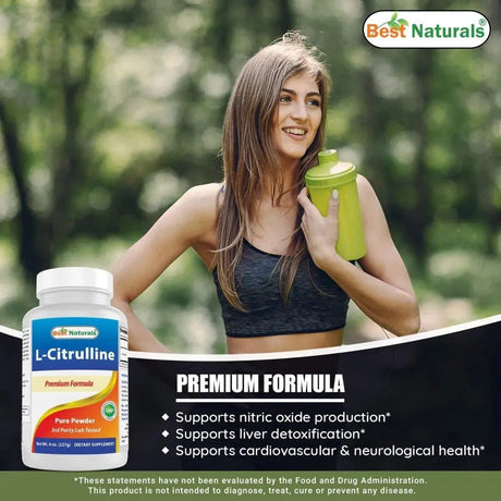 BEST NATURALS - Best Naturals L-Citrulline Powder 227Gr. - The Red Vitamin MX - Suplementos Alimenticios - {{ shop.shopifyCountryName }}