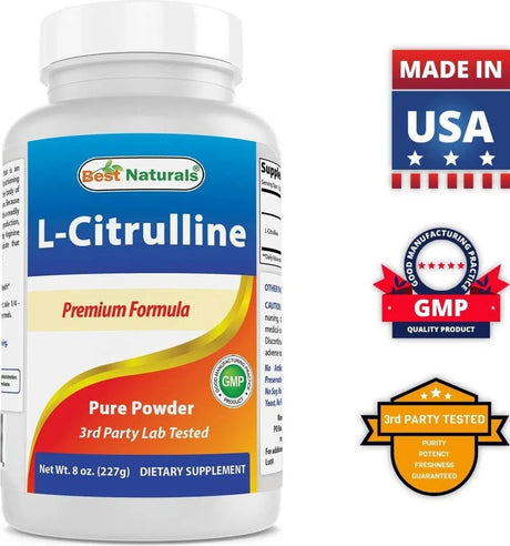 BEST NATURALS - Best Naturals L-Citrulline Powder 454Gr. - The Red Vitamin MX - Suplementos Alimenticios - {{ shop.shopifyCountryName }}