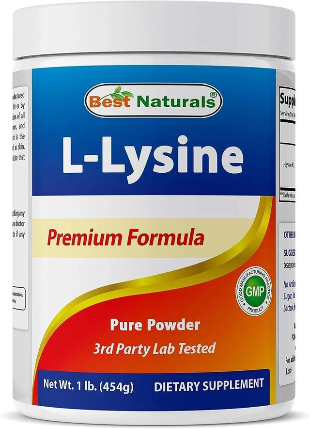 BEST NATURALS - Best Naturals Lysine Powder 454Gr. - The Red Vitamin MX - Suplementos Alimenticios - {{ shop.shopifyCountryName }}