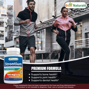 BEST NATURALS - Best Naturals Strontium Bone Building Formula 680Mg. 90 Capsulas - The Red Vitamin MX - Suplementos Alimenticios - {{ shop.shopifyCountryName }}