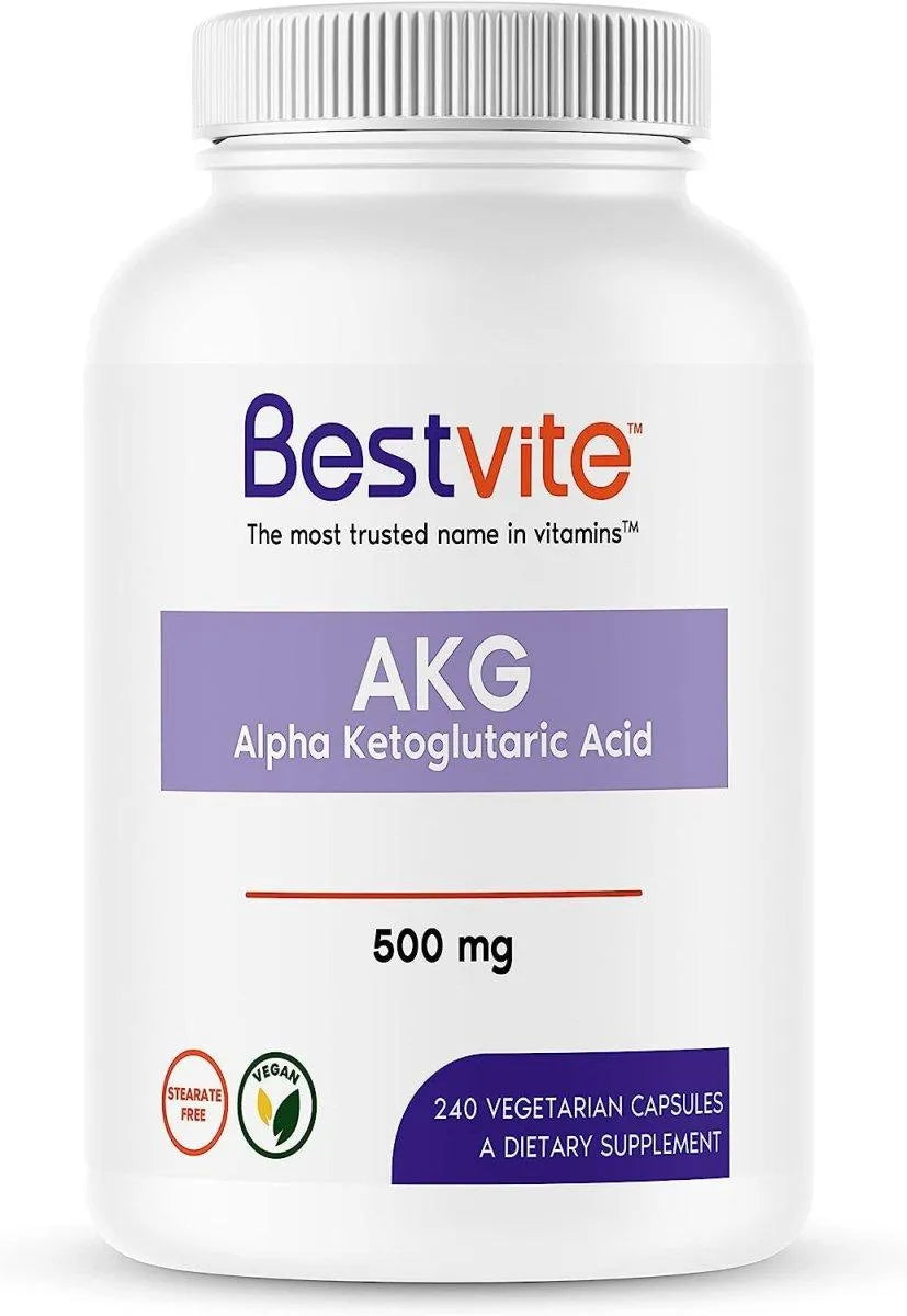 BESTVITE - Bestvite AKG 500Mg. 240 Capsulas - The Red Vitamin MX - Suplementos Alimenticios - {{ shop.shopifyCountryName }}