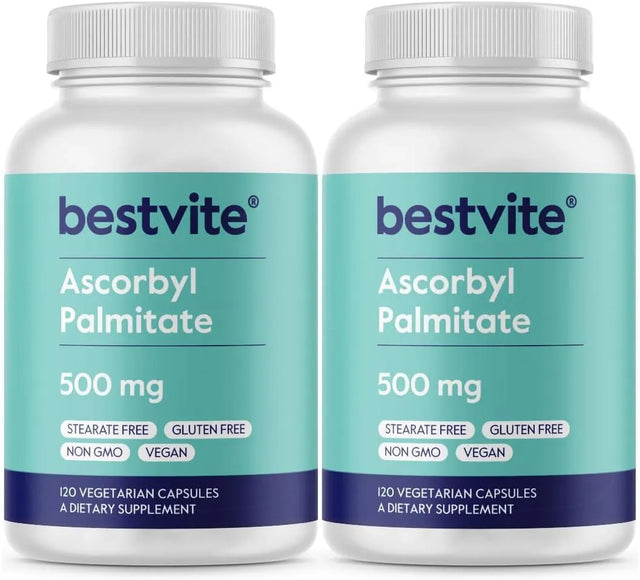 BESTVITE - BESTVITE Ascorbyl Palmitate 500Mg. 120 Capsulas 2 Pack - The Red Vitamin MX - Suplementos Alimenticios - {{ shop.shopifyCountryName }}