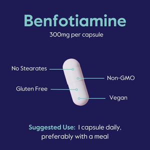 BESTVITE - BESTVITE Benfotiamine 300Mg. 120 Capsulas - The Red Vitamin MX - Suplementos Alimenticios - {{ shop.shopifyCountryName }}