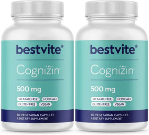 BESTVITE - BESTVITE Cognizin Citicoline 500Mg. 60 Capsulas 2 Pack - The Red Vitamin MX - Suplementos Alimenticios - {{ shop.shopifyCountryName }}