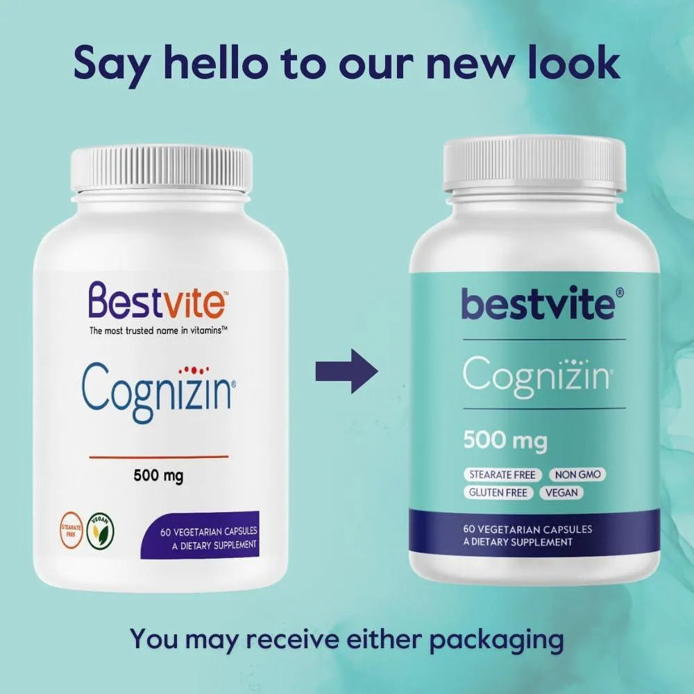 BESTVITE - BESTVITE Cognizin Citicoline 500Mg. 60 Capsulas 2 Pack - The Red Vitamin MX - Suplementos Alimenticios - {{ shop.shopifyCountryName }}