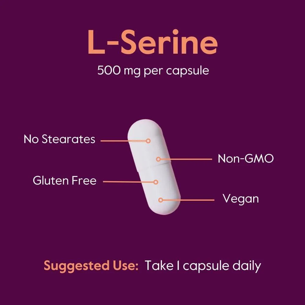 BESTVITE - BESTVITE L-Serine 500Mg. 120 Capsulas 2 Pack - The Red Vitamin MX - Suplementos Alimenticios - {{ shop.shopifyCountryName }}