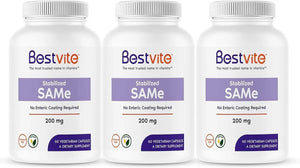 BESTVITE - BESTVITE SAM-e 200Mg. 60 Capsulas 3 Pack - The Red Vitamin MX - Suplementos Alimenticios - {{ shop.shopifyCountryName }}