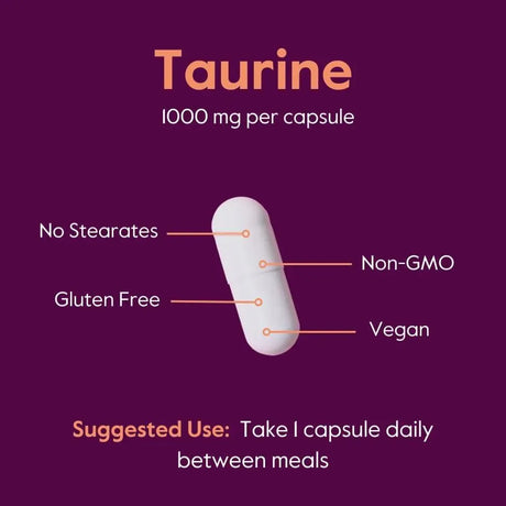 BESTVITE - BESTVITE Taurine 1000Mg. 240 Capsulas - The Red Vitamin MX - Suplementos Alimenticios - {{ shop.shopifyCountryName }}