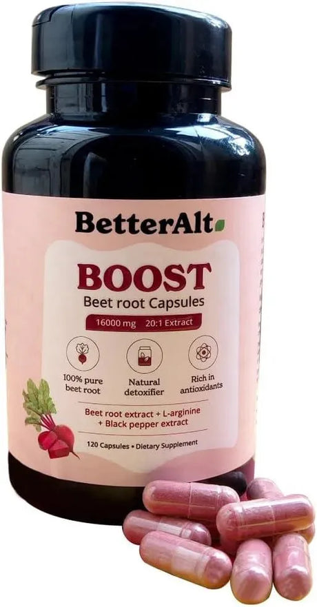 BETTER ALT - Better Alt Beet Root Powder Capsules 120 Capsulas - The Red Vitamin MX - Suplementos Alimenticios - {{ shop.shopifyCountryName }}