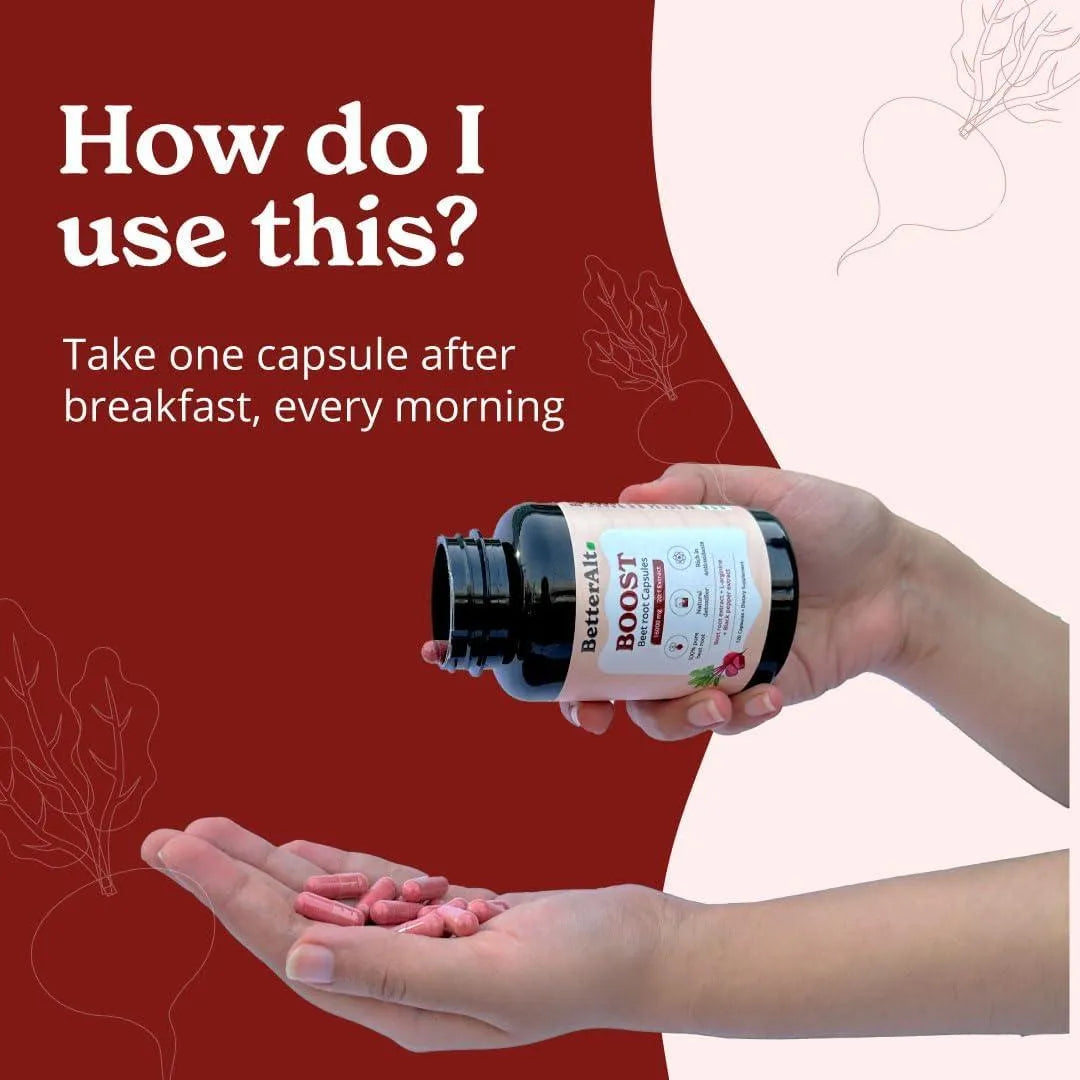 BETTER ALT - Better Alt Beet Root Powder Capsules 120 Capsulas - The Red Vitamin MX - Suplementos Alimenticios - {{ shop.shopifyCountryName }}