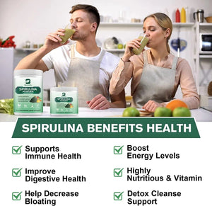 BEWORTHS - BEWORTHS Organic Spirulina Powder 240Gr. 60 Servicios - The Red Vitamin MX - Suplementos Alimenticios - {{ shop.shopifyCountryName }}