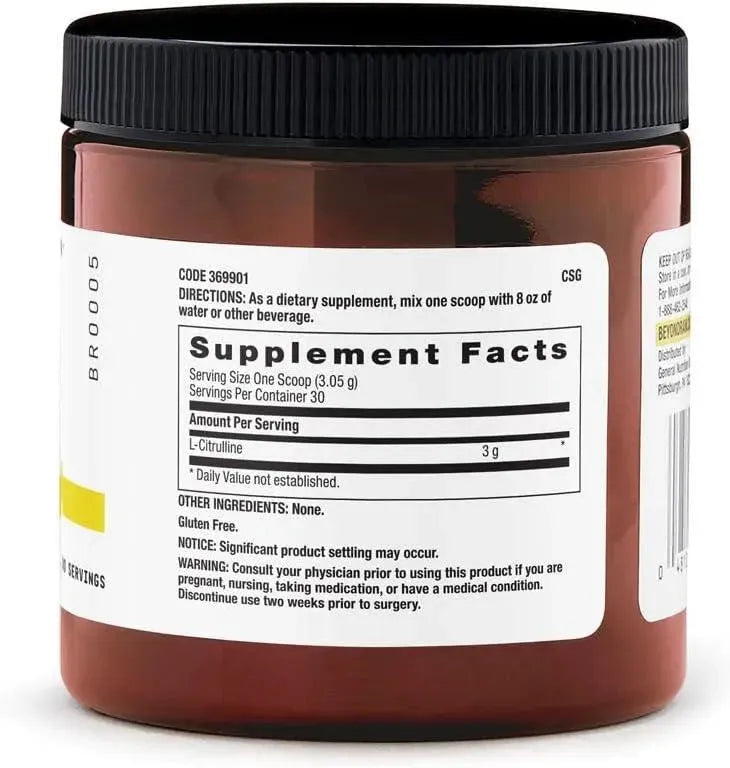 BEYOND RAW - BEYOND RAW Chemistry Labs L-Citrulline Powder 91.5Gr. - The Red Vitamin MX - Suplementos Alimenticios - {{ shop.shopifyCountryName }}
