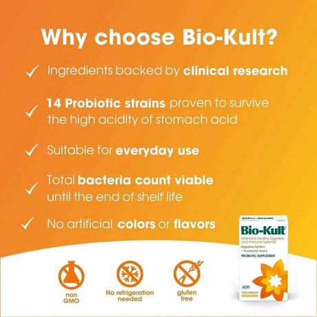 BIO-KULT - Bio-Kult Advanced Probiotics 60 Capsulas - The Red Vitamin MX - Suplementos Alimenticios - {{ shop.shopifyCountryName }}