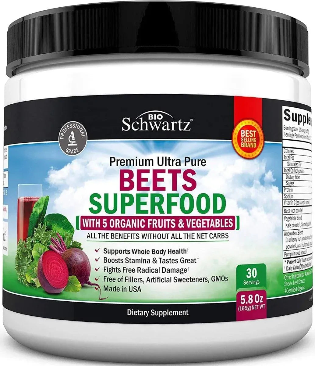 BIO SCHWARTZ - BioSchwartz Beet Root Powder 454Gr. - The Red Vitamin MX - Suplementos Alimenticios - {{ shop.shopifyCountryName }}